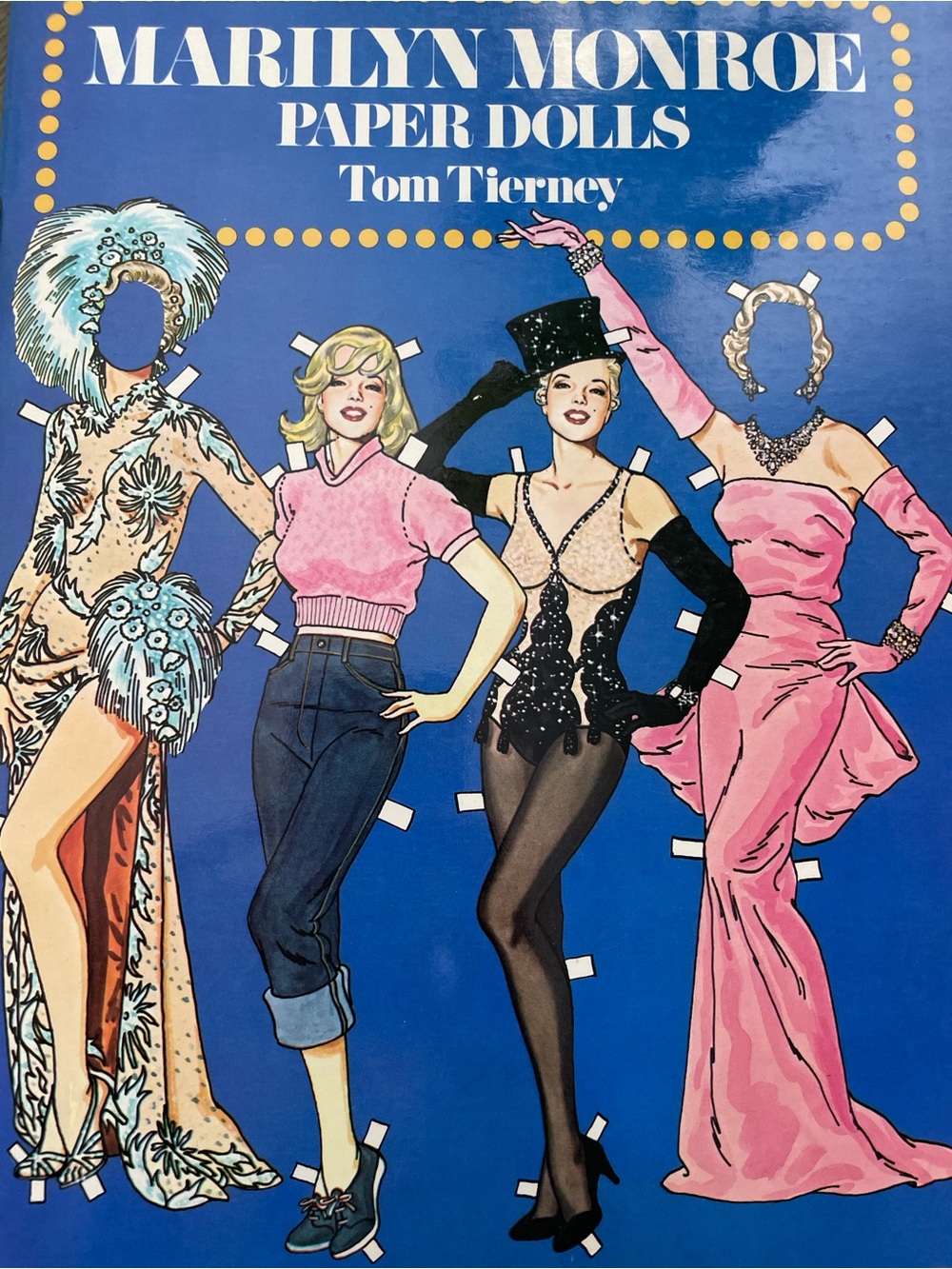 Vintage Marilyn Monroe paper dolls book